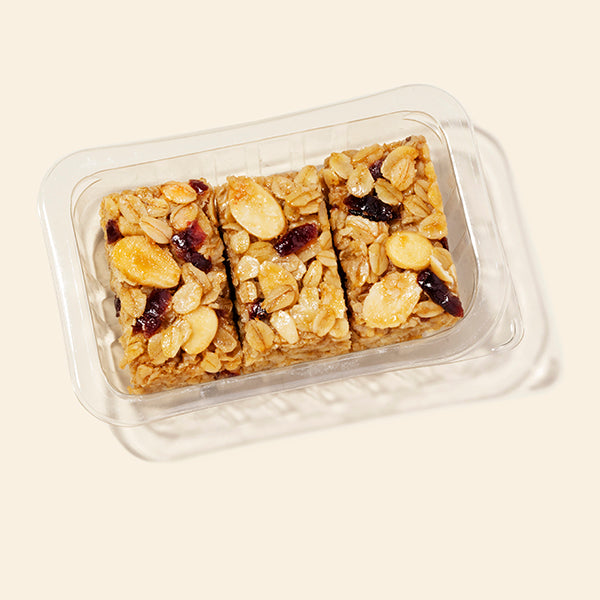 a small punnet of graze cherry bakewell oat boost snack