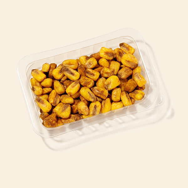 a small punnet of graze marmite corn snack