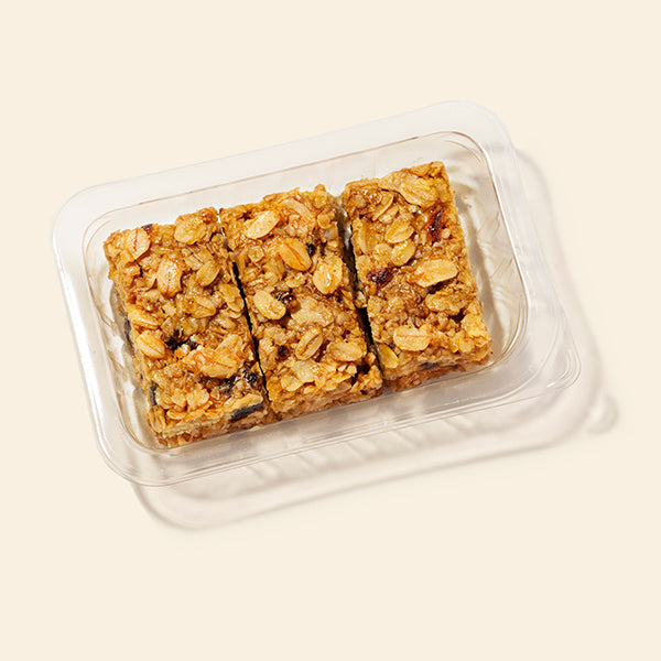 a small punnet of graze sticky toffee oat boosts snack